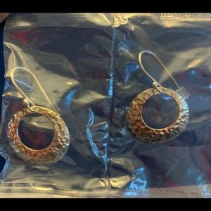 Sterling Silver Hammered Earrings